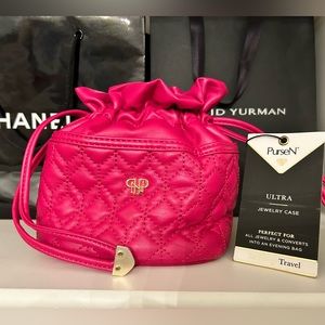 PurseN Ultra Jewelry Case Converts to Evening Bag NWT